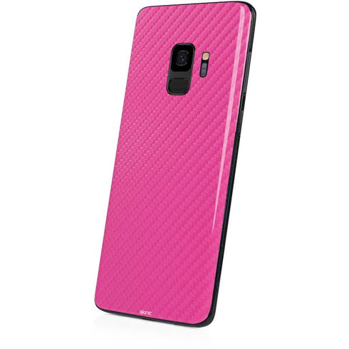 Pink Carbon Fiber Specialty Material Galaxy S9 Skin